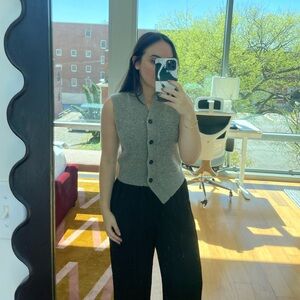 Les Coyotes Paris Asymmetrical Wool Top